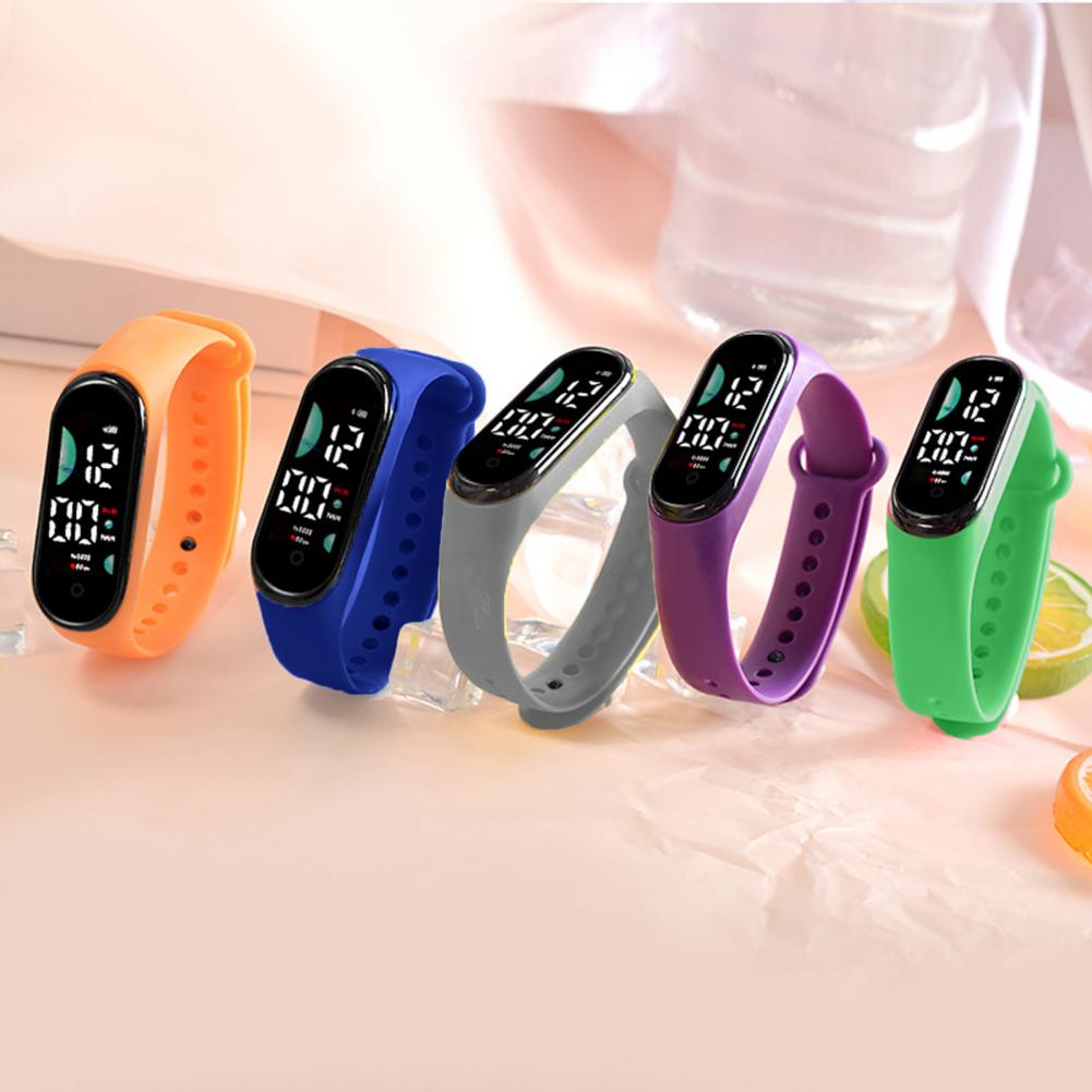 Smartwatch Digital Watches For Kid Girl - Montre intelligente LED numérique étanche pour