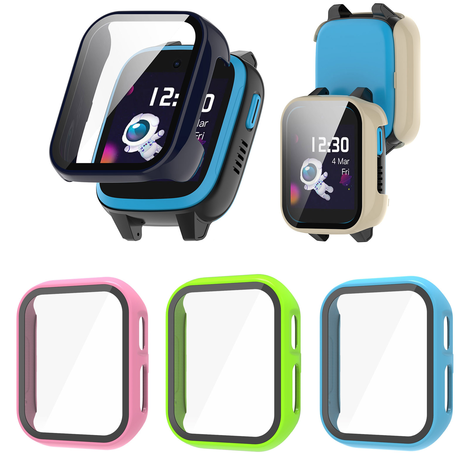 Smartwatch Watches For Kids - Coque de protection d'écran en verre